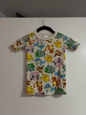 Kids Pokémon Crewneck Tee - Multicolor Pikachu, Bulbasaur & Friends